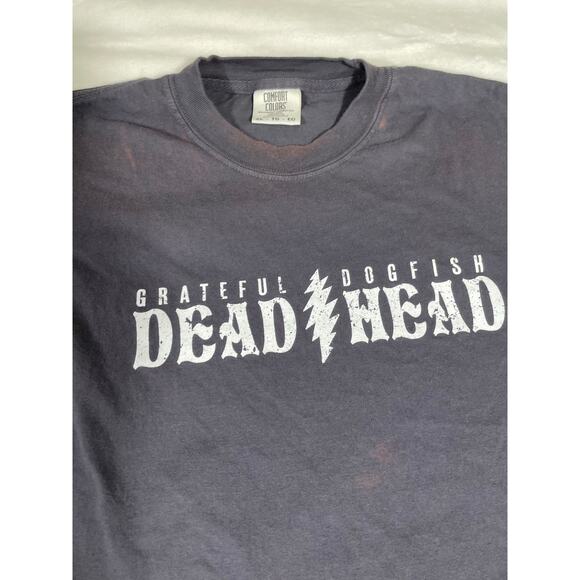 Dogfish Head Grateful Dead Tee XL Distressed Comfort Colors - Picture 5 of 7